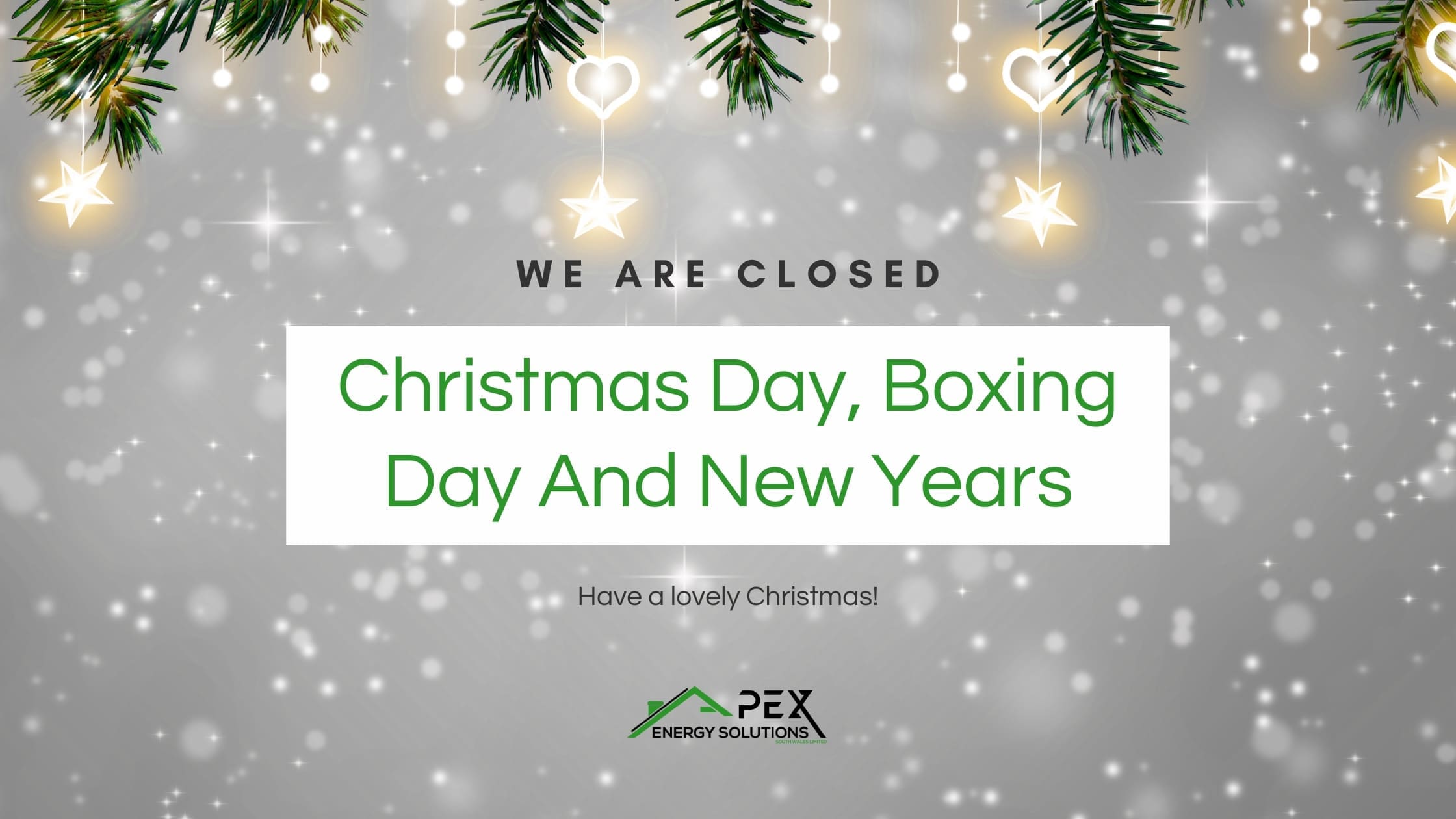 We Are Closed December 2024 (Blog Banner) Closure December 2024
