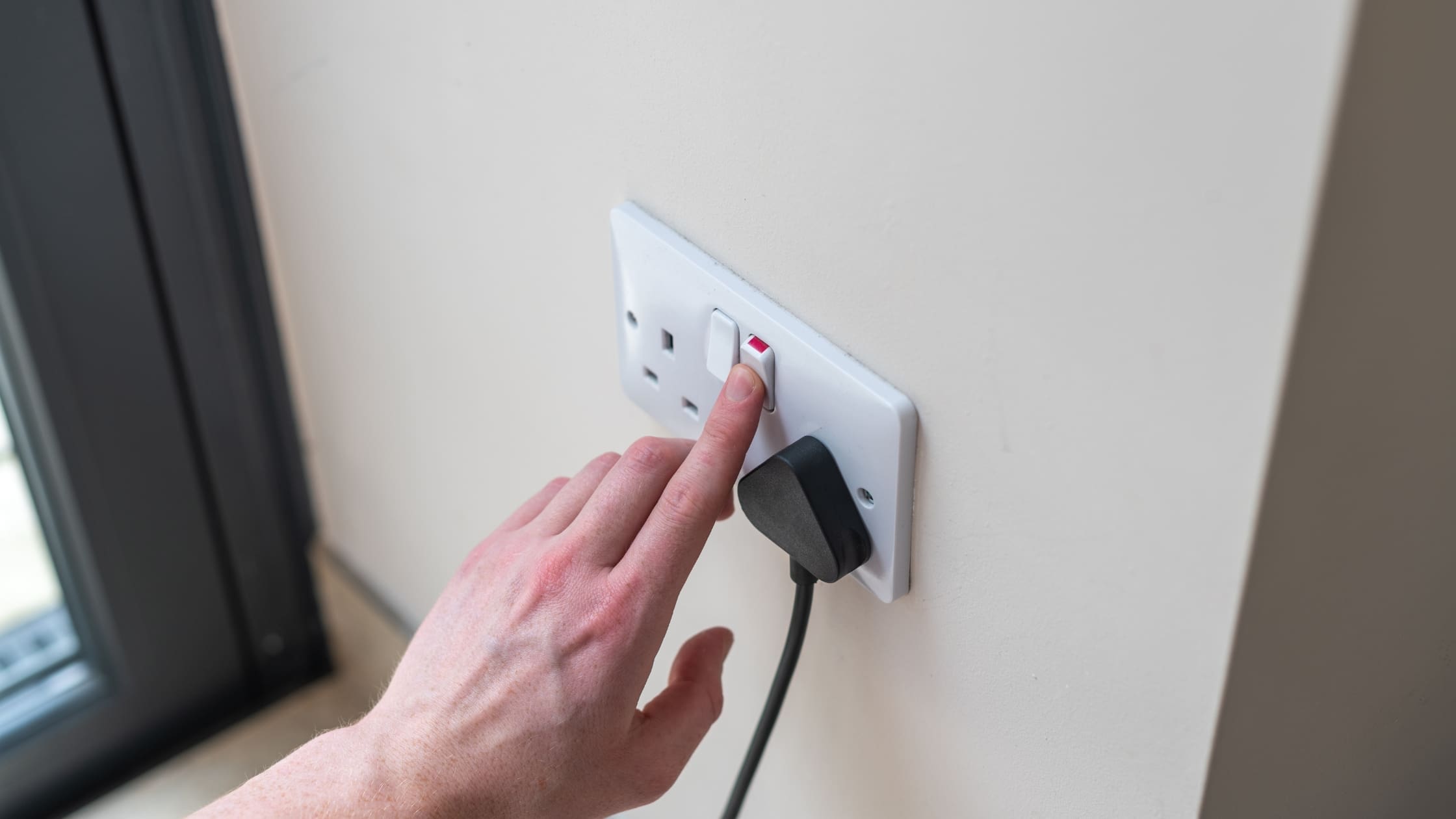 switching off your power socket